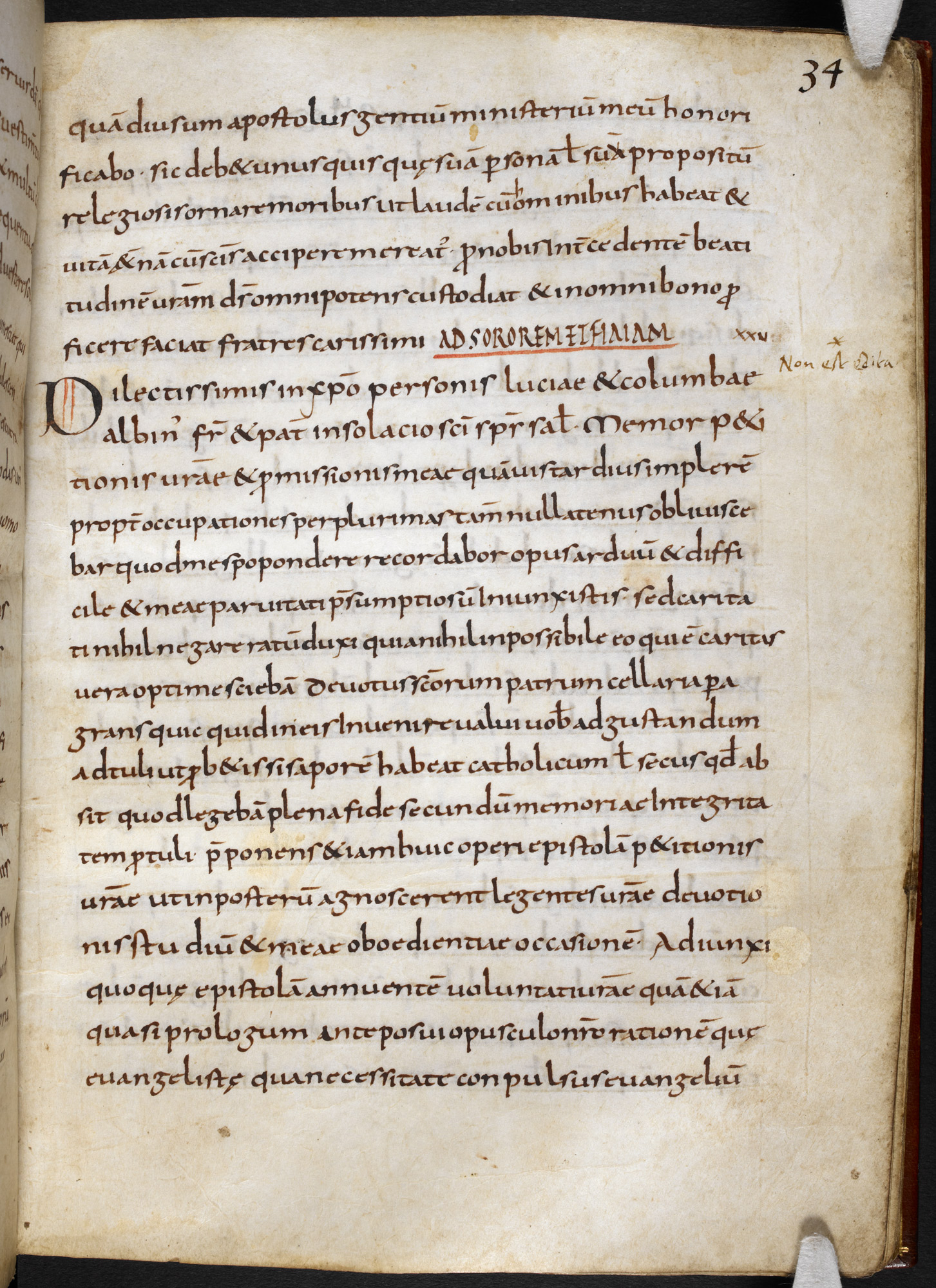  Recueil de lettres d’Alcuin Created: 1er quart du IXe siècle, Saint-Denis 
