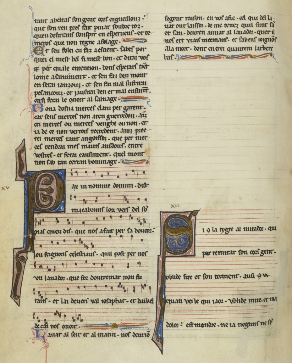Chansonnier W, BNF fr 844, dit "chansonnier du roi"
