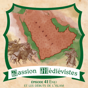 Illustration de l'épisode 41 de Passion Médiévistes par l'artiste Din
