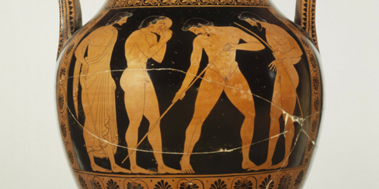 Amphore attique à figures rouges © 1988 RMN / Hervé Lewandowski