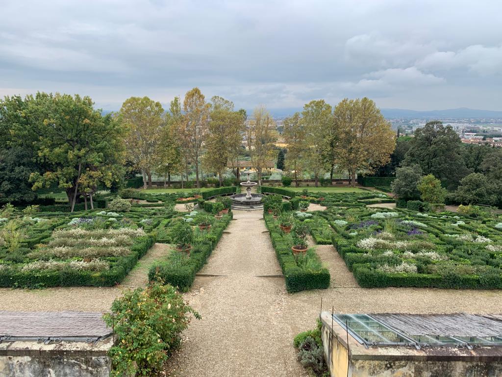 Jardin de la villa La Petraia, photo prise par Marie Delarasse le 31 octobre 2019