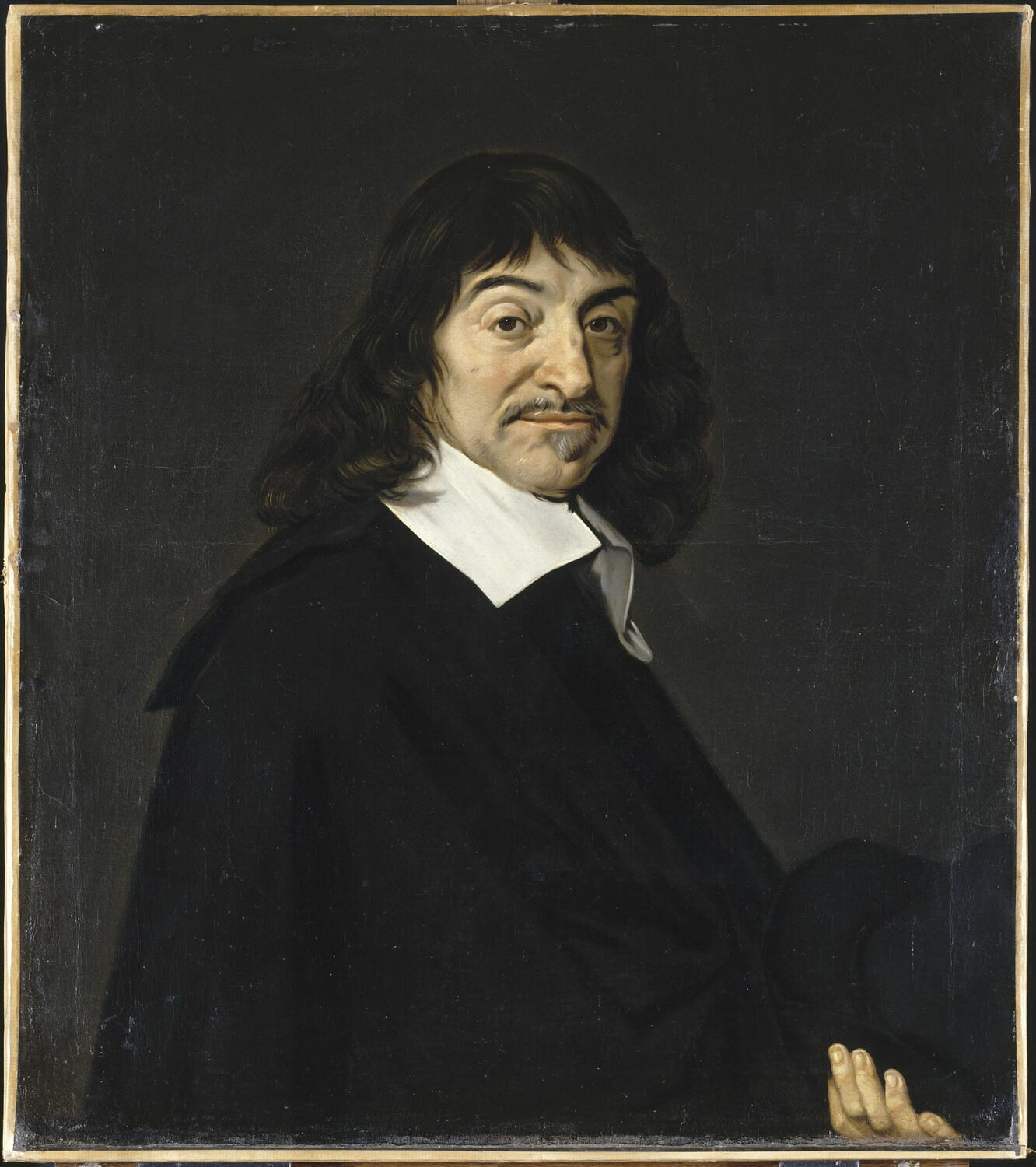 Frans Hal (d’après), Portrait de René Descartes, huile sur toile, 2 e quart du XVII e siècle, 78x69 cm, Musée du Louvre, Paris -  RMN – Grand Palais (Musée du Louvre) Tony Querrec