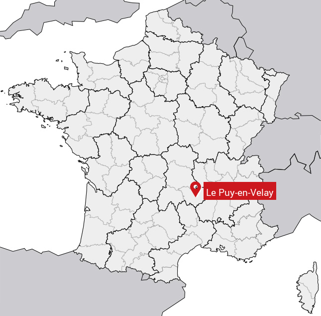 Situation géographique du Puy-en-Velay