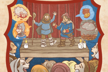 Illustration de l'épisode 76 par Din (à partir d'une bergerie dont parle l'invitée dans l'épisode)
