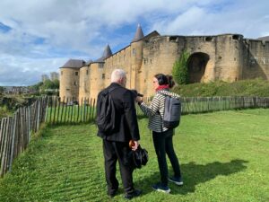 Enregistrement au château de Sedan avec Alain Sartelet en septembre 2023