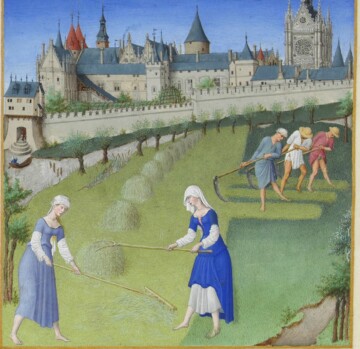 foL. 6v, « Juin : le Palais de la Cité »