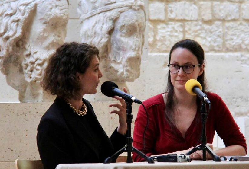 Enregistrement avec Lucie Baratte au Musée de Cluny en mai 2025