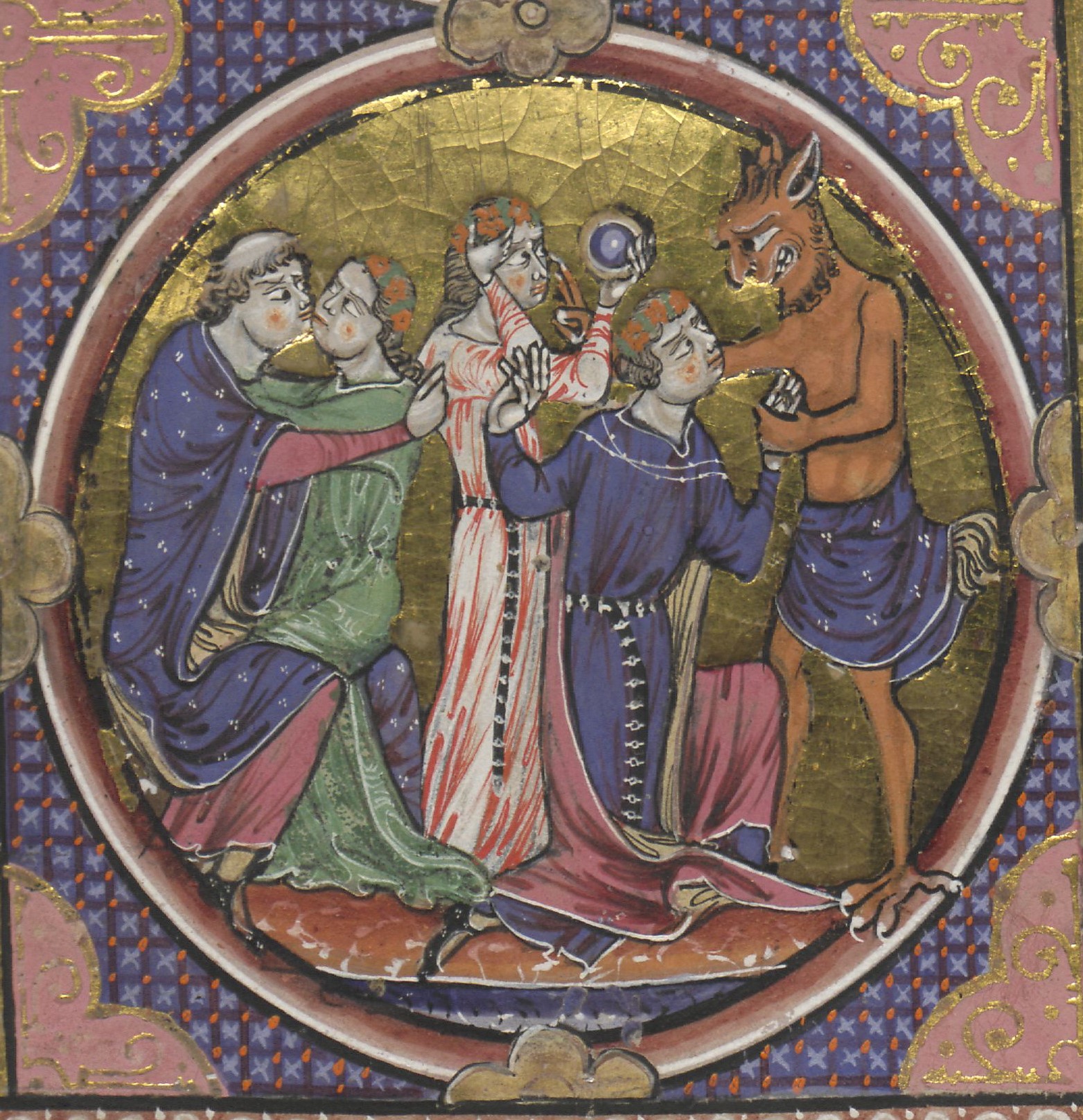 Bible moralisée de Vienne 1179 - ÖNB Han. Cod.1179 - France - c.1225-1249 - fol.60r
