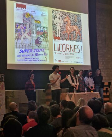 Enregistrement du Super Joute des Animaux du Moyen Âge au Musée de Cluny en mars 2026