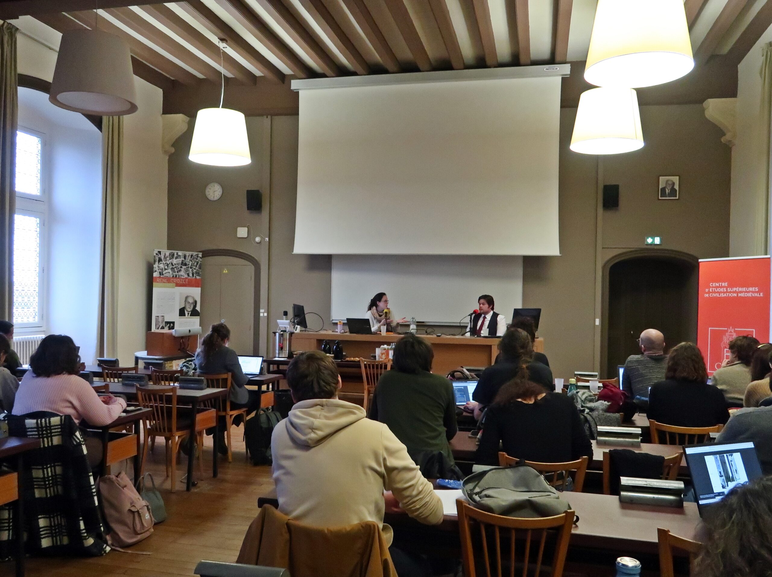 Enregistrement de l'épisode 117 au CESCM de Poitiers le 28 novembre 2025