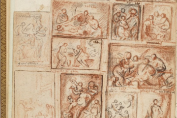 Catalogue des tableaux du cabinet de M. Crozat, Baron de Thiers / [exemplaire illustré par Gabriel de Saint Aubin]. - Paris : De Bure l'aîné, 1755. N° inv. : LDUT1153