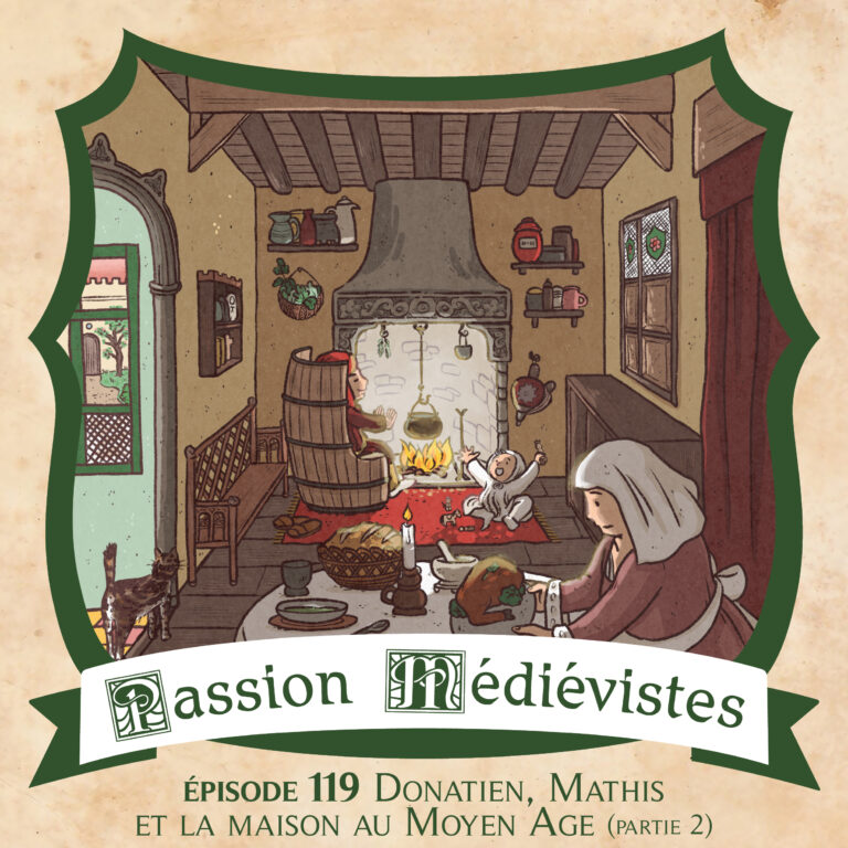 Illustration de la 2ème partie de l'épisode 119 sur la maison par l'artiste din